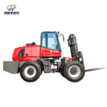 Большой внедорожный комплексный вилочный погрузчик