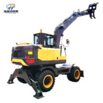 Малый и средний колесный экскаватор