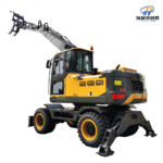 Малый и средний колесный экскаватор