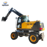 Малый и средний колесный экскаватор