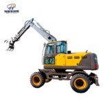 Малый и средний колесный экскаватор