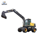 Малый и средний колесный экскаватор