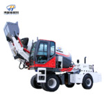 5.0 куб.м Полностью автоматическая малогабаритная самозаправляющаяся бетономешалка с несколькими сценами гибкая и удобная