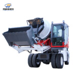 5.0 куб.м Полностью автоматическая малогабаритная самозаправляющаяся бетономешалка с несколькими сценами гибкая и удобная